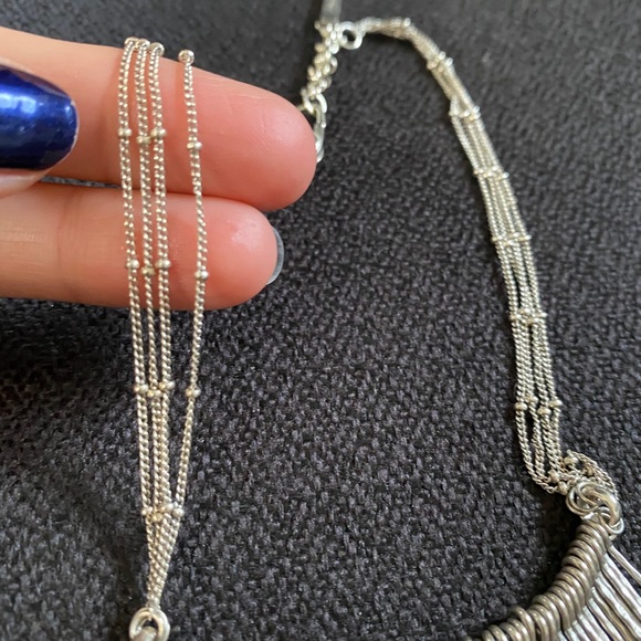 Vintage Adjustable Silver Necklace #Statement - Picture 5 of 6